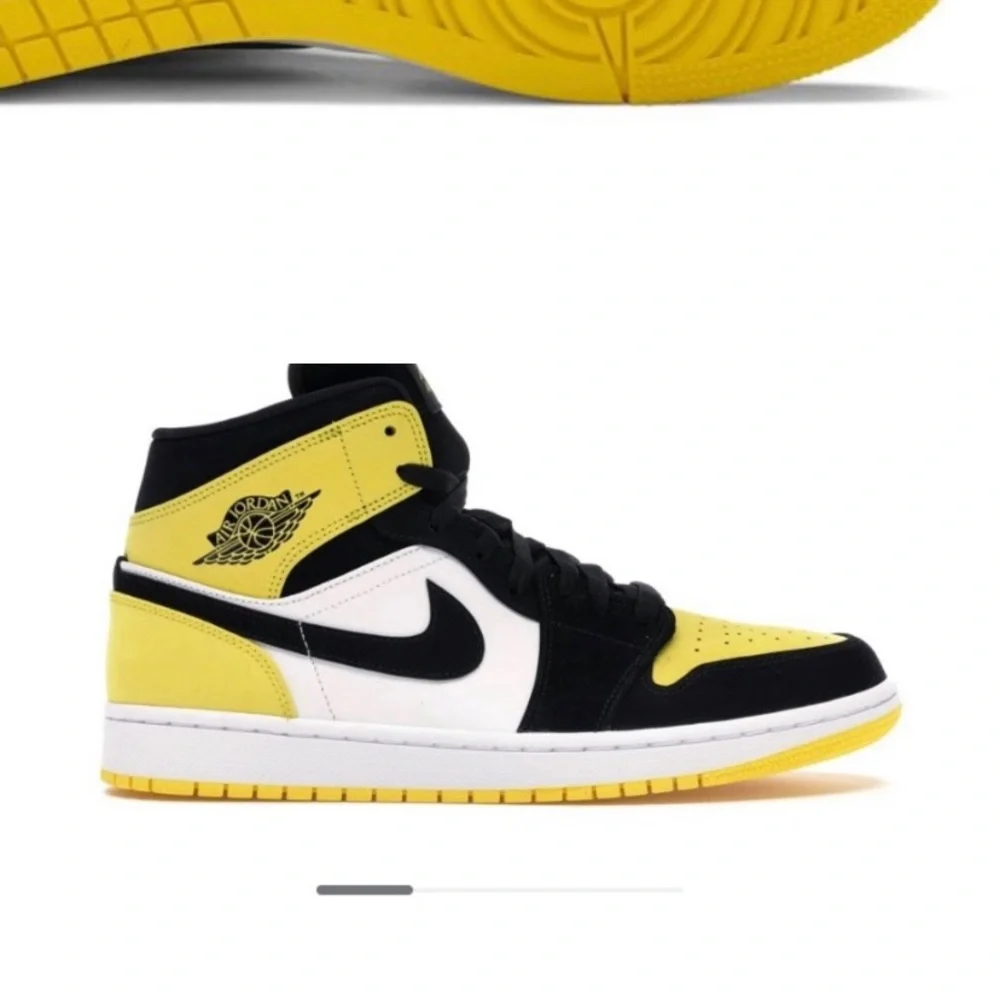 Jordan 1 Mid SE Yellow Toe 2019 - Picture 12 of 14